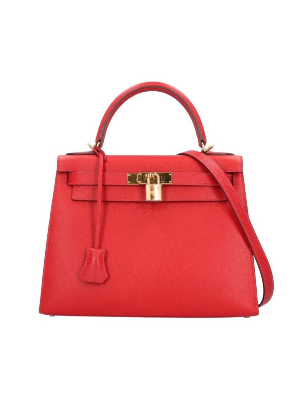 Hermes Kelly 28 Sellier Shoulder Bag Veau Epsom